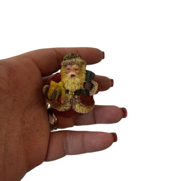 Mini Tea Set With Christmas Design & Santa Figures Collectible Porcelain Gift Se - Picture 11 of 12